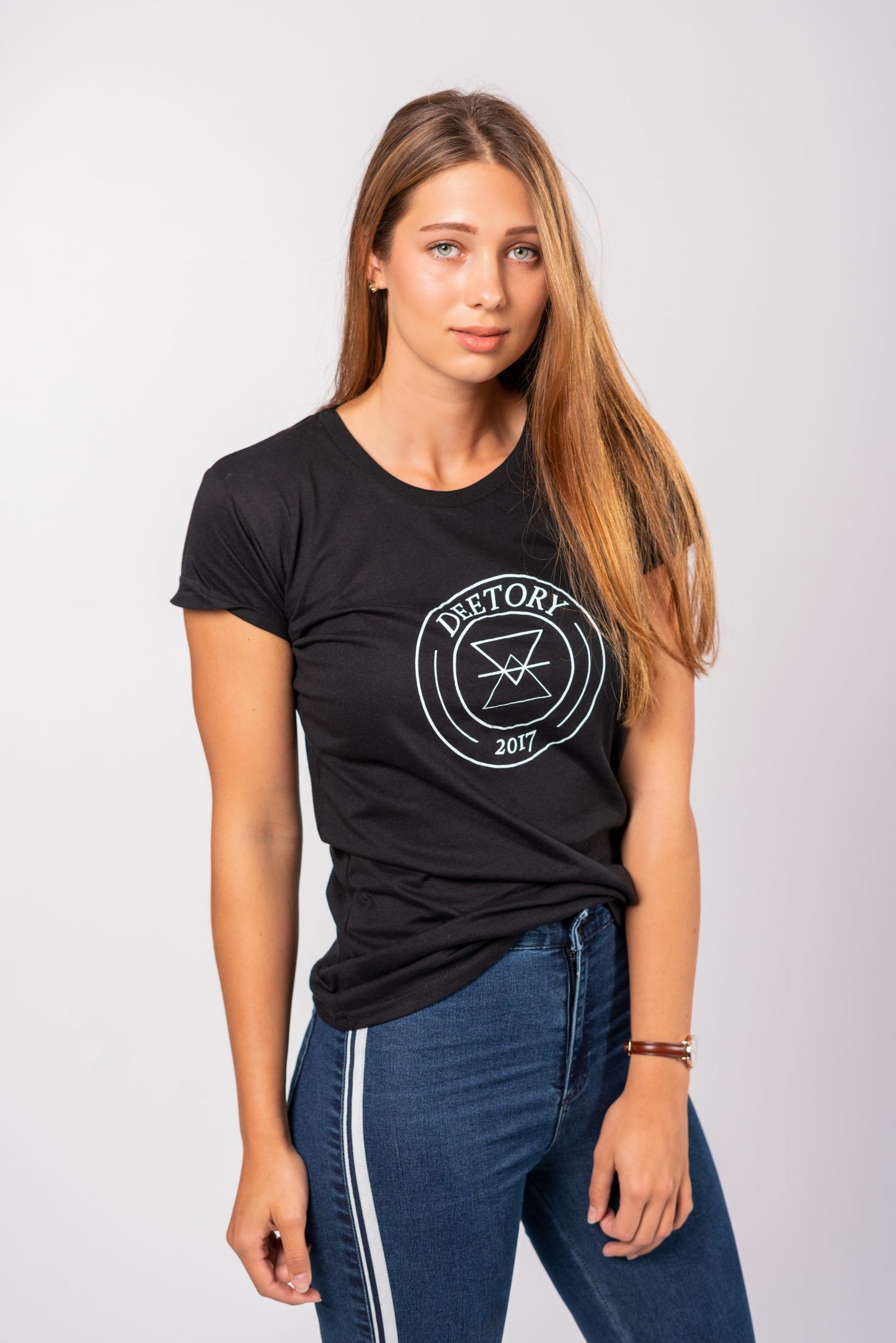 DEETORY T-Shirt Circle aus Bio-Baumwolle