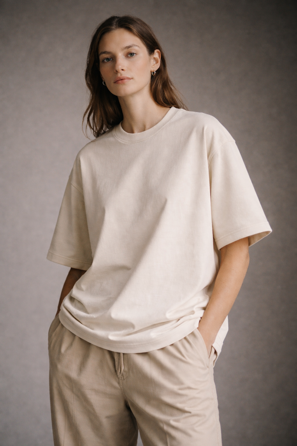 Deetory Signature Tee - Off-Sand