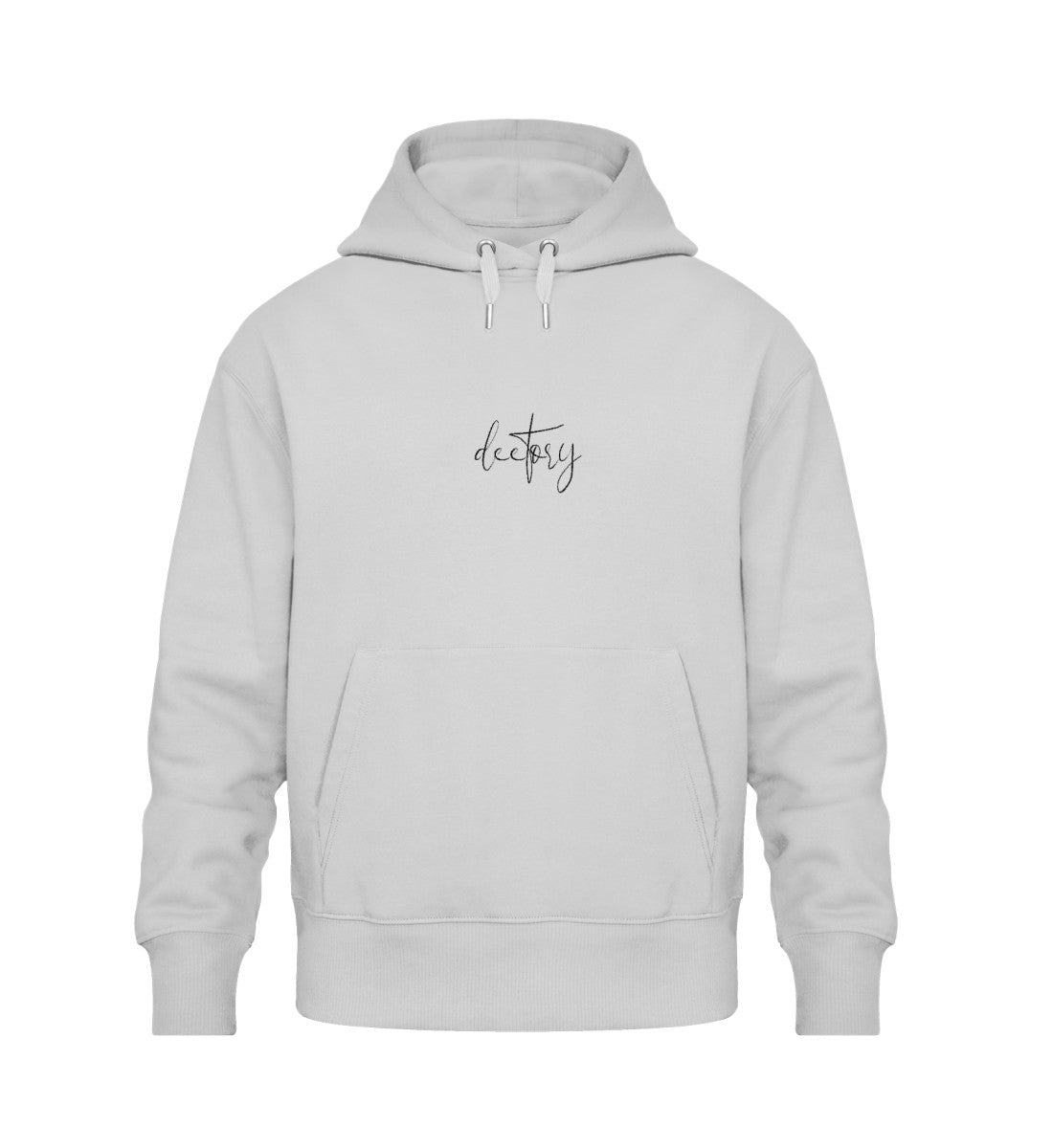 DEETORY Hoodie - Organic Oversized Hoodie mit Stick
