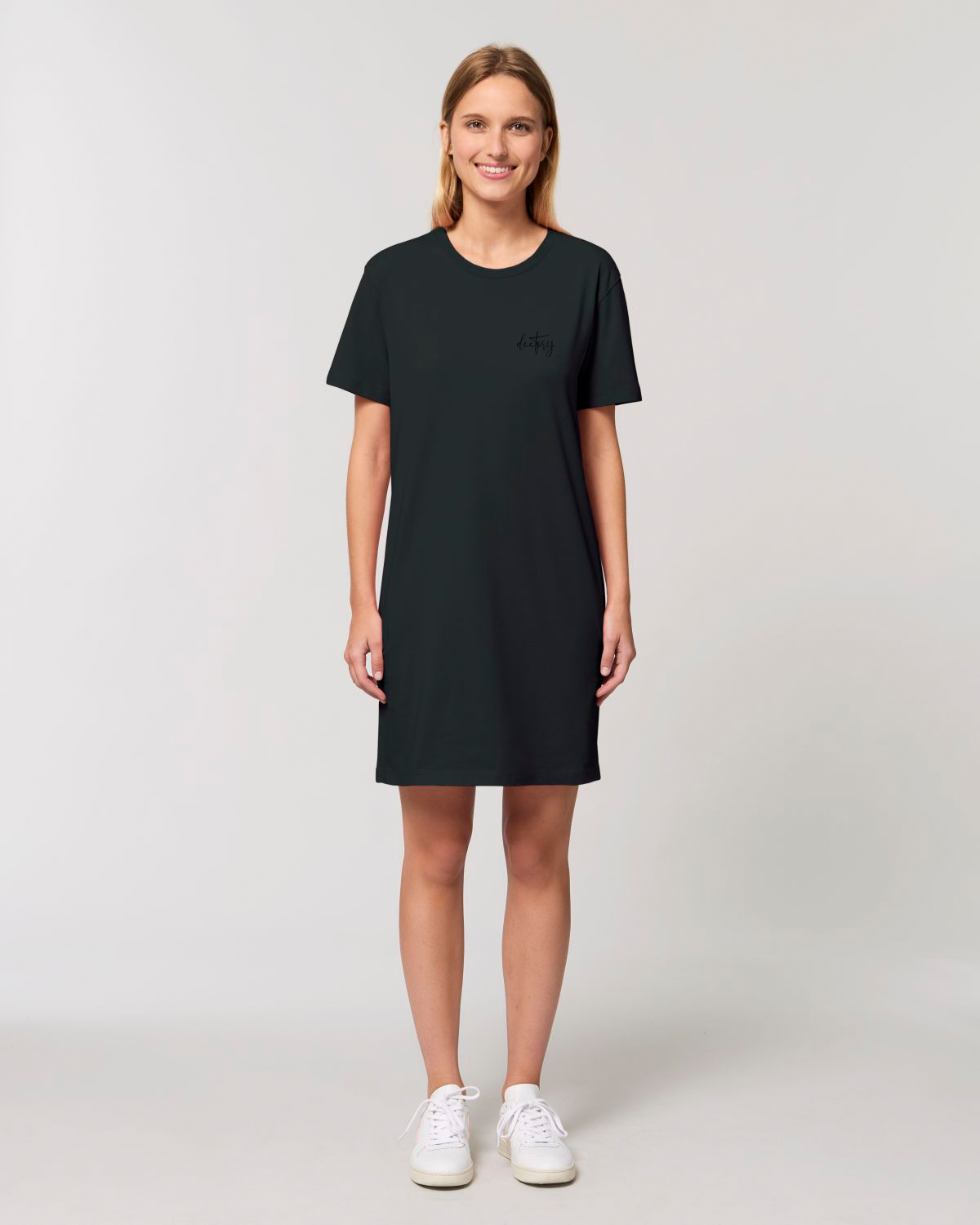 Vestido Tshirt - DEETORY  - T-Shirt Kleid mit Stick