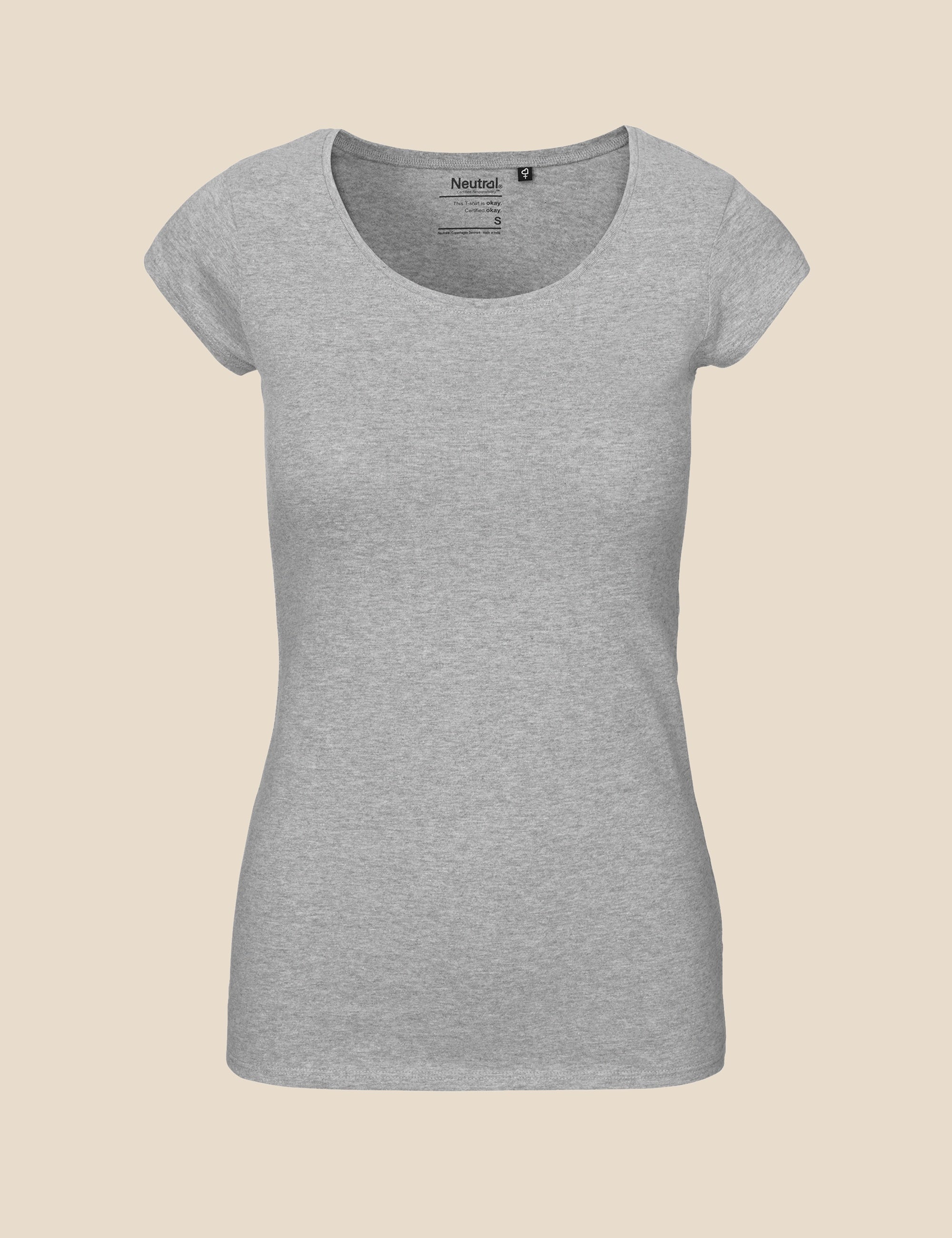 Ladies' Roundneck T-Shirt (Neutral NE81010) - Front